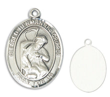 Load image into Gallery viewer, Blessed Herman the Cripple Custom Medal - Sterling Silver
