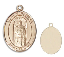Load image into Gallery viewer, St. Seraphina Custom Medal - Yellow Gold
