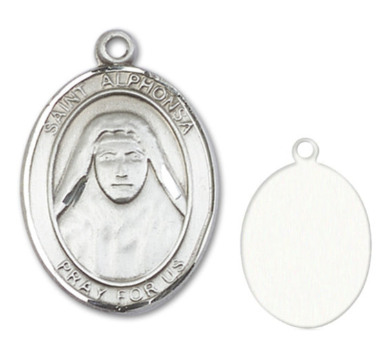 St. Alphonsa Custom Medal - Sterling Silver