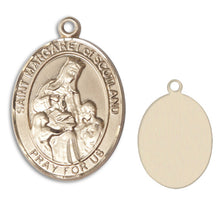 Load image into Gallery viewer, St. Margaret of Scotland Custom Medal - Yellow Gold
