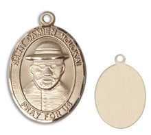 Load image into Gallery viewer, St. Damien of Molokai Custom Medal - Yellow Gold
