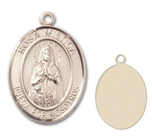 Load image into Gallery viewer, Our Lady of Rosa Mystica Custom Medal - Yellow Gold

