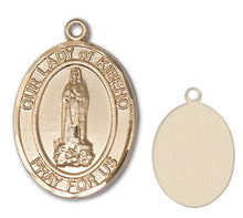 Load image into Gallery viewer, Our Lady of Kibeho Custom Medal - Yellow Gold

