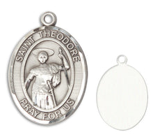 Load image into Gallery viewer, St. Theodore Stratelates Custom Medal - Sterling Silver
