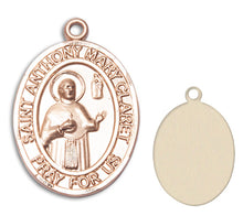 Load image into Gallery viewer, St. Anthony Mary Claret Custom Medal - Yellow Gold
