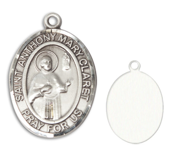 St. Anthony Mary Claret Custom Medal - Sterling Silver