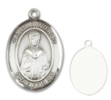 Load image into Gallery viewer, St. Winifred of Wales Custom Medal - Sterling Silver

