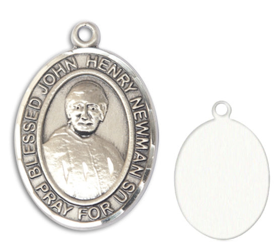 St. John Henry Newman Custom Medal - Sterling Silver