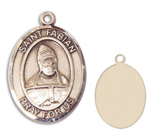 Load image into Gallery viewer, St. Fabian Custom Medal - Yellow Gold
