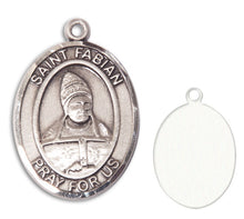 Load image into Gallery viewer, St. Fabian Custom Medal - Sterling Silver
