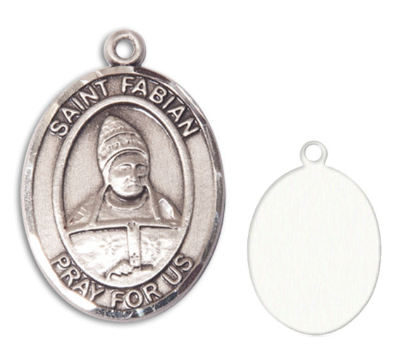 St. Fabian Custom Medal - Sterling Silver