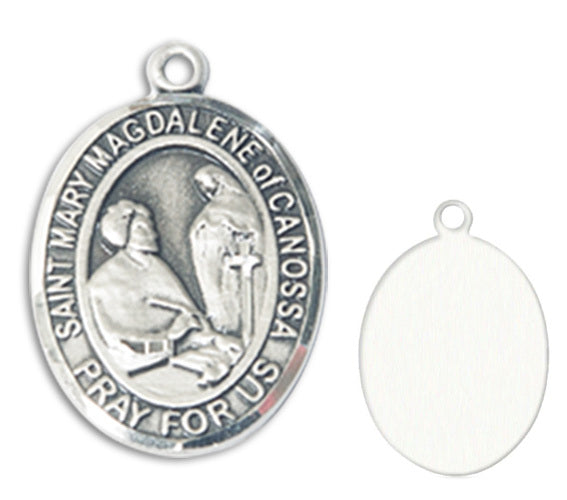 St. Mary Magdalene of Canossa Custom Medal - Sterling Silver
