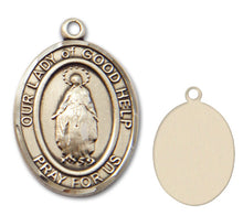 Load image into Gallery viewer, Our Lady of Good Help Custom Medal - Yellow Gold
