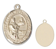 Load image into Gallery viewer, St. Claude de laa Colombiere Custom Medal - Yellow Gold
