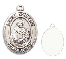 Load image into Gallery viewer, St Norbert of Xanten Custom Medal - Sterling Silver
