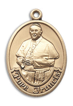 Load image into Gallery viewer, Pope Francis Custom Medal - Yellow Gold
