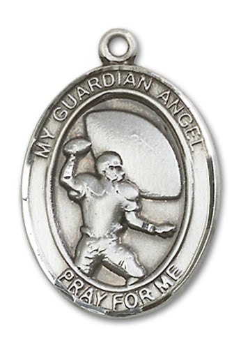 Guardian Angel / Basketball Custom Medal - Sterling Silver