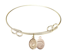 Load image into Gallery viewer, St. Dominic Savio Custom Bangle - Gold Filled
