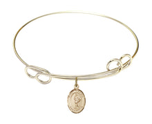 Load image into Gallery viewer, St. Florian Custom Bangle - Gold Filled
