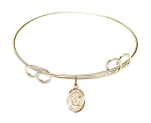 Load image into Gallery viewer, St. Raymond Nonnatus Custom Bangle - Gold Filled
