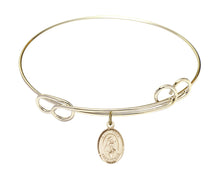 Load image into Gallery viewer, St. Rita of Cascia Custom Bangle - Gold Filled
