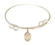 Load image into Gallery viewer, St. Ursula Custom Bangle - Gold Filled

