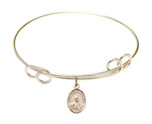 Load image into Gallery viewer, St. Edmund Campion Custom Bangle - Gold Filled
