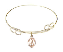 Load image into Gallery viewer, Blessed Miguel Pro Custom Bangle - Gold Filled
