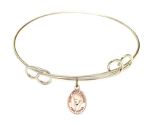 Load image into Gallery viewer, St. Peter Canisius Custom Bangle - Gold Filled

