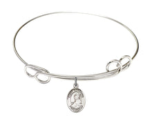 Load image into Gallery viewer, St. Benjamin Custom Bangle - Silver
