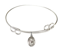 Load image into Gallery viewer, St. Benadette Custom Bangle - Silver
