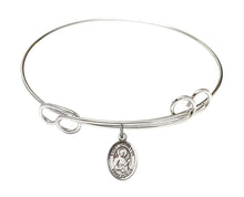 Load image into Gallery viewer, St. Camillus of Lellis Custom Bangle - Silver

