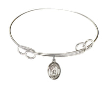 Load image into Gallery viewer, St. Gregory the Great Custom Bangle - Silver
