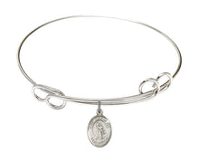 Load image into Gallery viewer, St. Joan of Arc Custom Bangle - Silver
