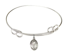 Load image into Gallery viewer, St. Philomena Custom Bangle - Silver

