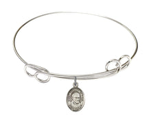 Load image into Gallery viewer, St. Vincent de Paul Custom Bangle - Silver
