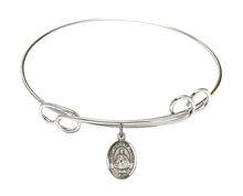 Load image into Gallery viewer, Infant of Prague Custom Bangle - Silver
