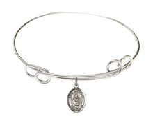 Load image into Gallery viewer, St. Christian Demosthenes Custom Bangle - Silver
