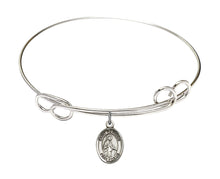 Load image into Gallery viewer, St. Remigius of Reims Custom Bangle - Silver
