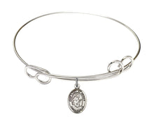 Load image into Gallery viewer, Our Lady of Mercy Custom Bangle - Silver
