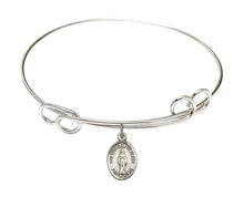 Load image into Gallery viewer, Virgin of the Globe Custom Bangle - Silver
