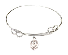 Load image into Gallery viewer, St Norbert of Xanten Custom Bangle - Silver

