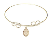 Load image into Gallery viewer, St. Boniface Custom Bangle - Gold Filled
