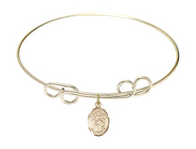 Load image into Gallery viewer, St. Sebastian Custom Bangle - Gold Filled
