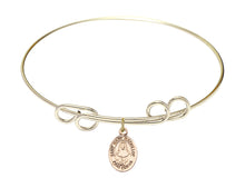 Load image into Gallery viewer, St. Mary Mackillop Custom Bangle - Gold Filled
