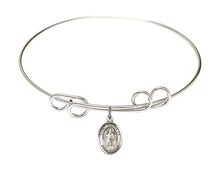 Load image into Gallery viewer, St. Nicholas Custom Bangle - Silver

