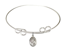 Load image into Gallery viewer, St. Scholastica Custom Bangle - Silver
