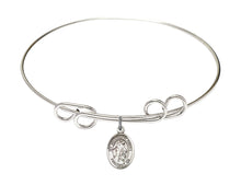 Load image into Gallery viewer, Guardian Angel Custom Bangle - Silver
