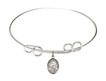 Load image into Gallery viewer, St. Bernard of Montjoux Custom Bangle - Silver
