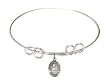Load image into Gallery viewer, Our Lady of Prompt Succor Custom Bangle - Silver
